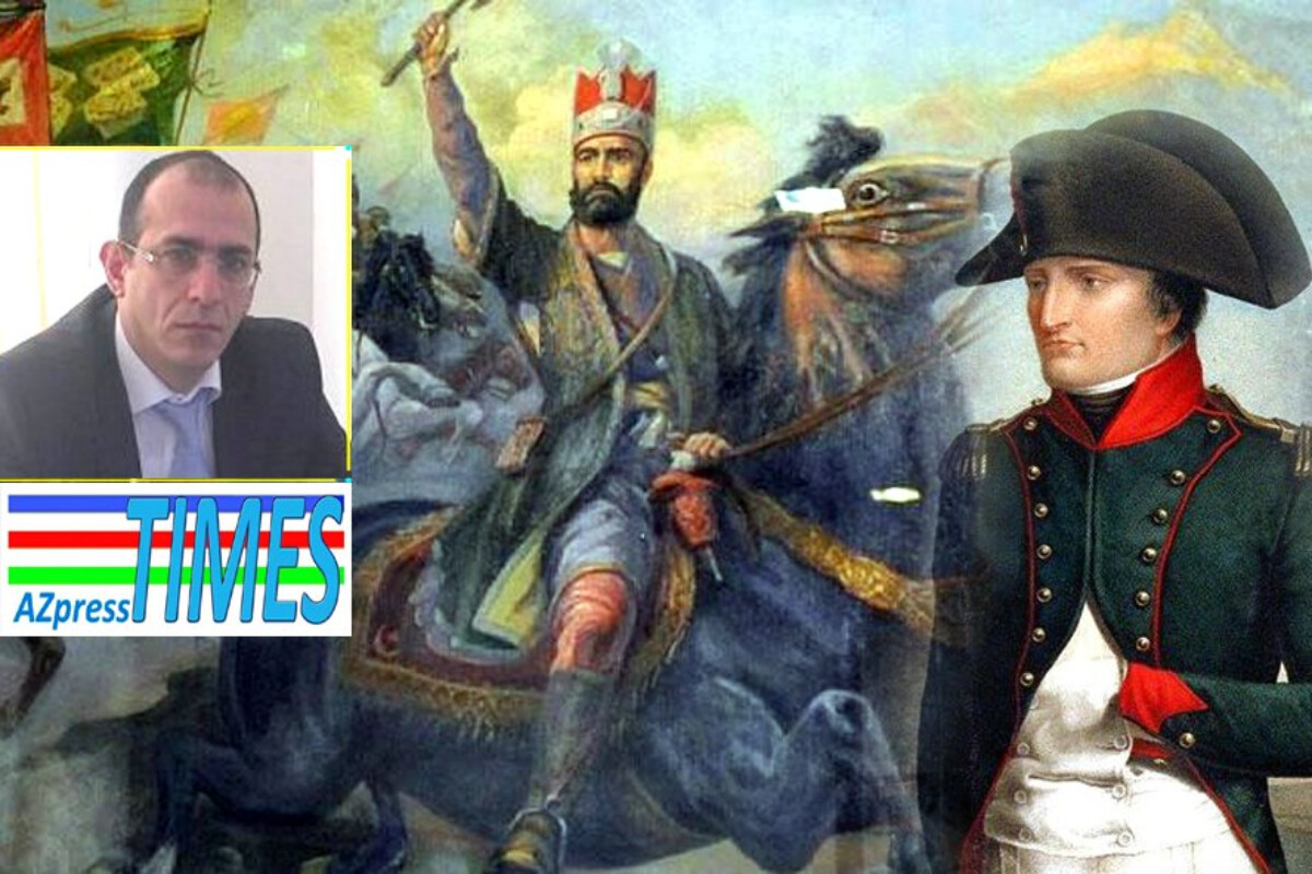<p>Zaur Əliyev:&nbsp;Şərqin fatehi Nadir şah və onu yamsılayan Avropanın fatehi Napoleon Bonaprt</p>