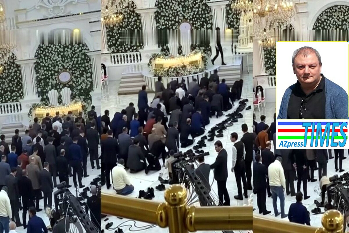 <p>Vahid Qazi:&nbsp;Əliləri kütlə havasına xürafat izdihamına...</p>