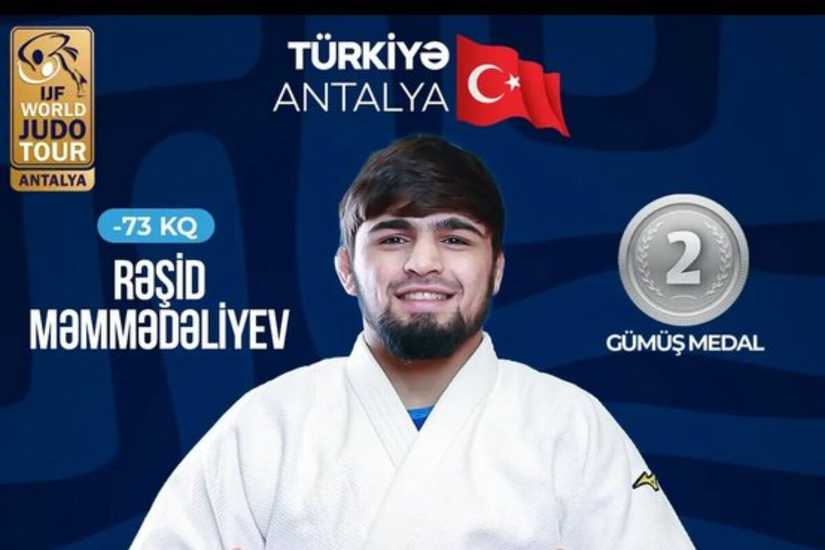 <p>&nbsp;Rəşid Məmmədəliyev Antalya Dəbilqəsində gümüş medal qazanıb</p>