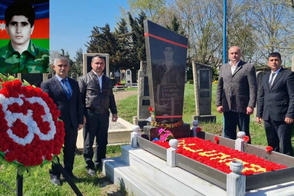 <p>Şəhid Elşən Bəşirovun xatirəsi anılıb &ndash; Masallıda</p>