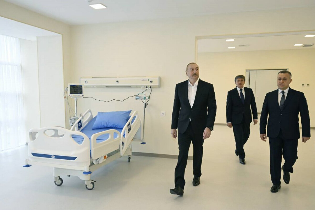 <p>Qəbələ Rayon Mərkəzi Xəstəxanası istifadəyə verilib</p>
