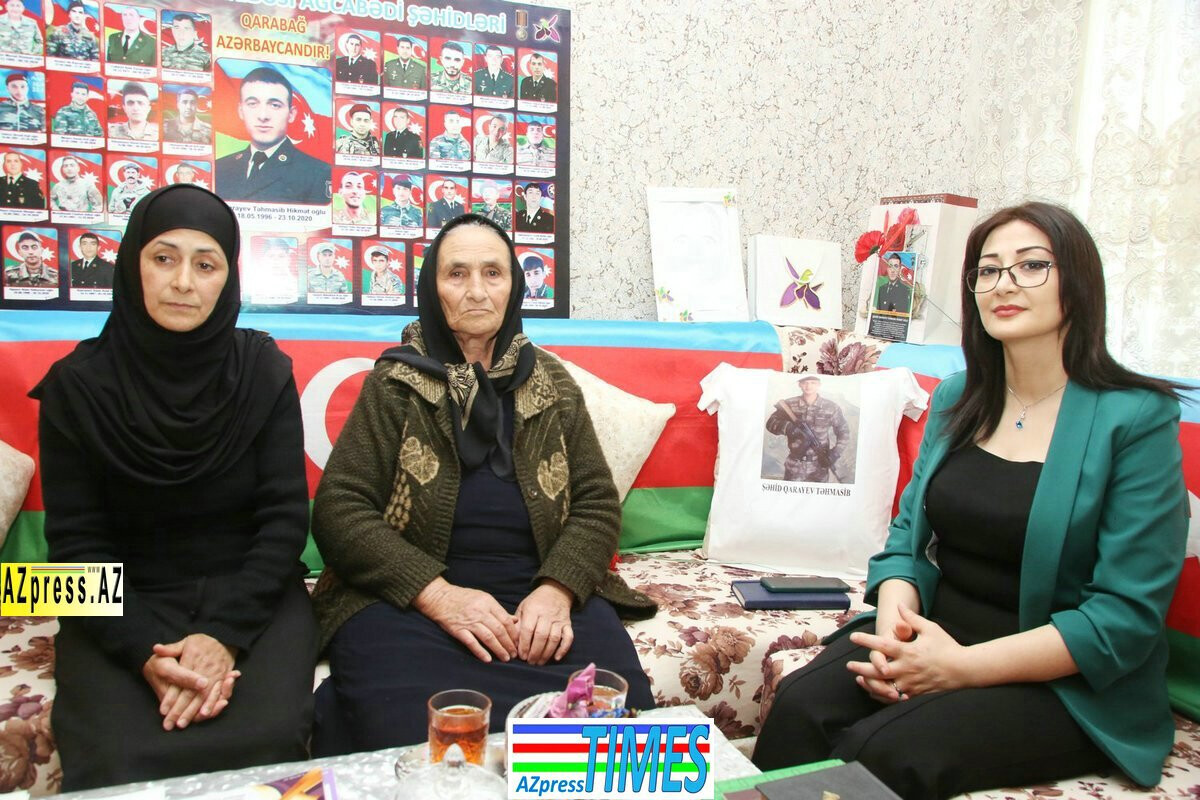 <p>Ağcabədidə Ramazan bayramında şəhid&nbsp;ailələri ziyarət olunub</p>