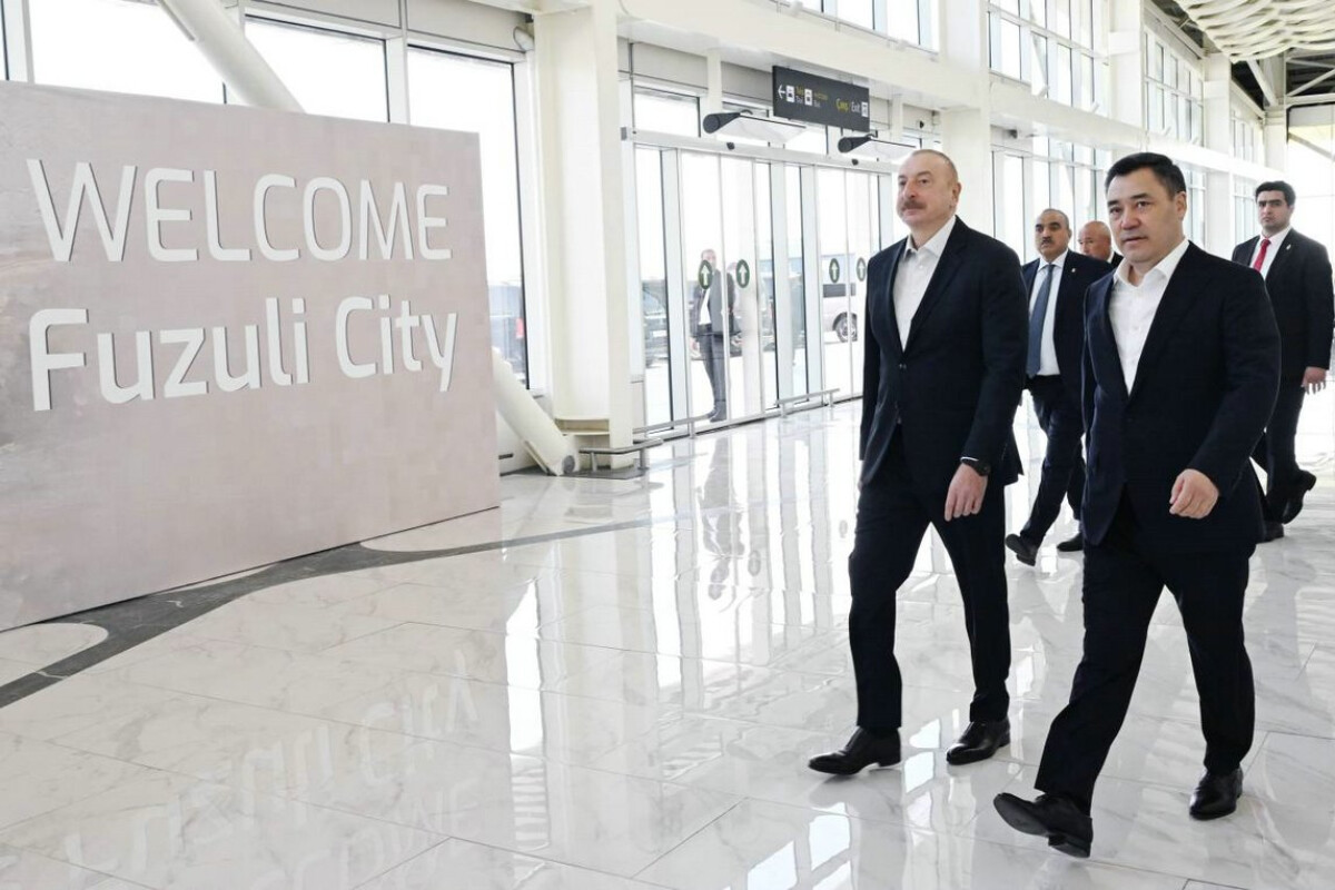 <p>Qırğızıstan Prezidenti Füzuliyə gəlib</p>