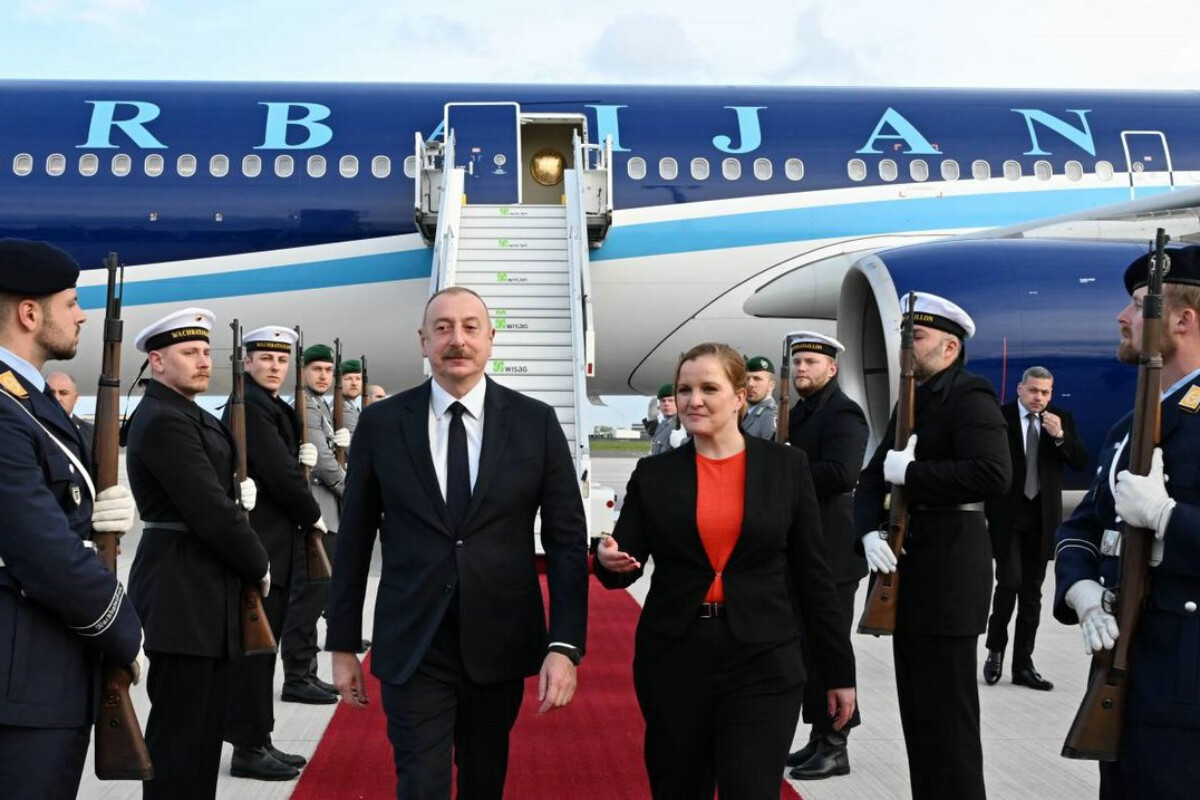 <p>İlham Əliyev Almaniyaya işgüzar səfərə gəlib</p>