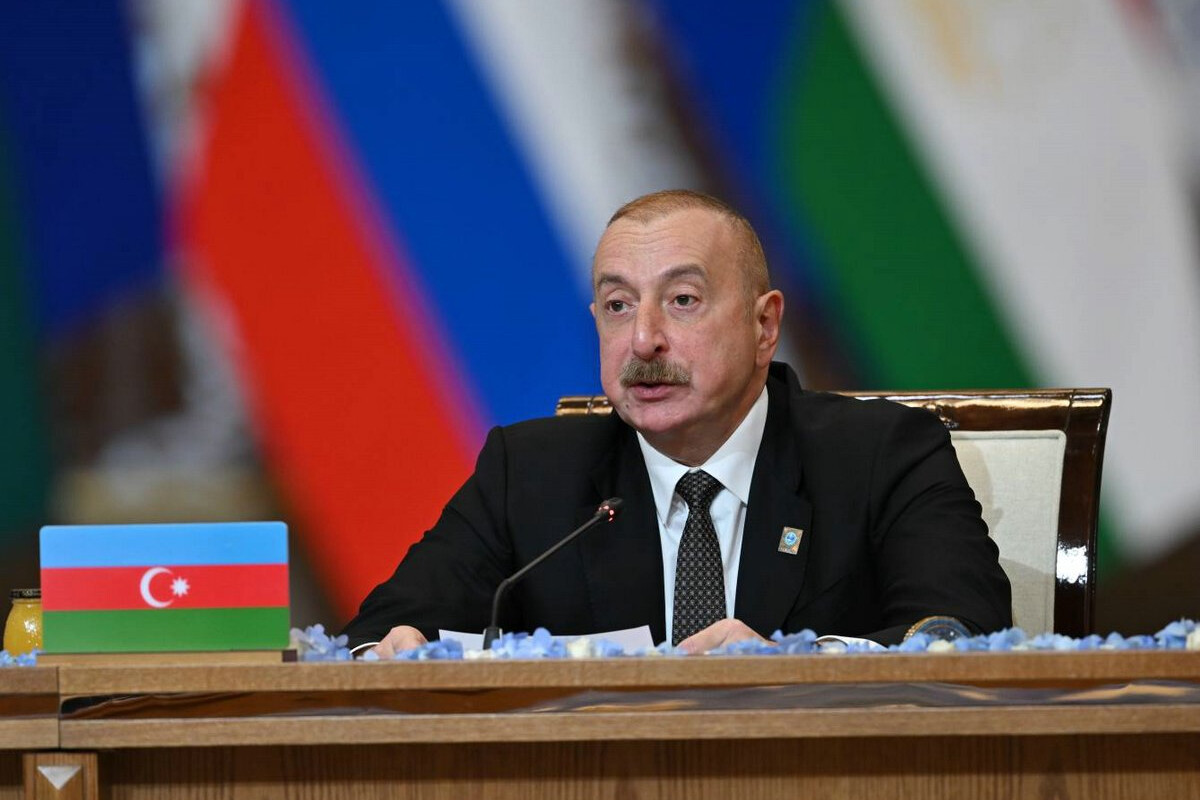 <p>İlham Əliyev &ldquo;ŞƏT plyus&rdquo; formatında görüşdə&nbsp;çıxış edib-<span style=