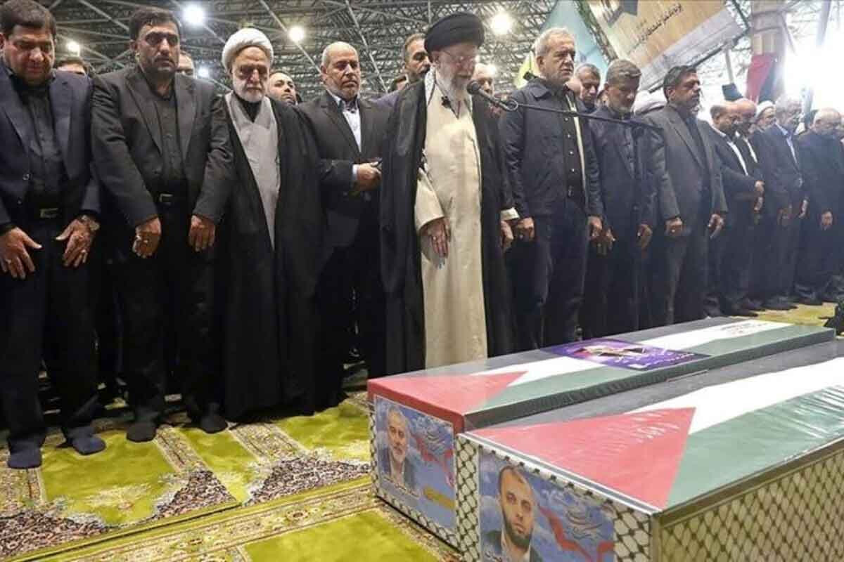 <p>HƏMAS lideri ilə Tehranda vida mərasimi keçirilib</p>