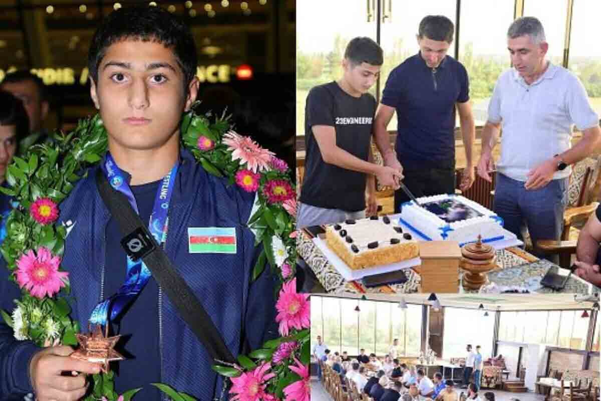 <p>Dünya çempionatının bürünc mükafatçısı ilə görüş&nbsp;&ndash; Masallıda</p>