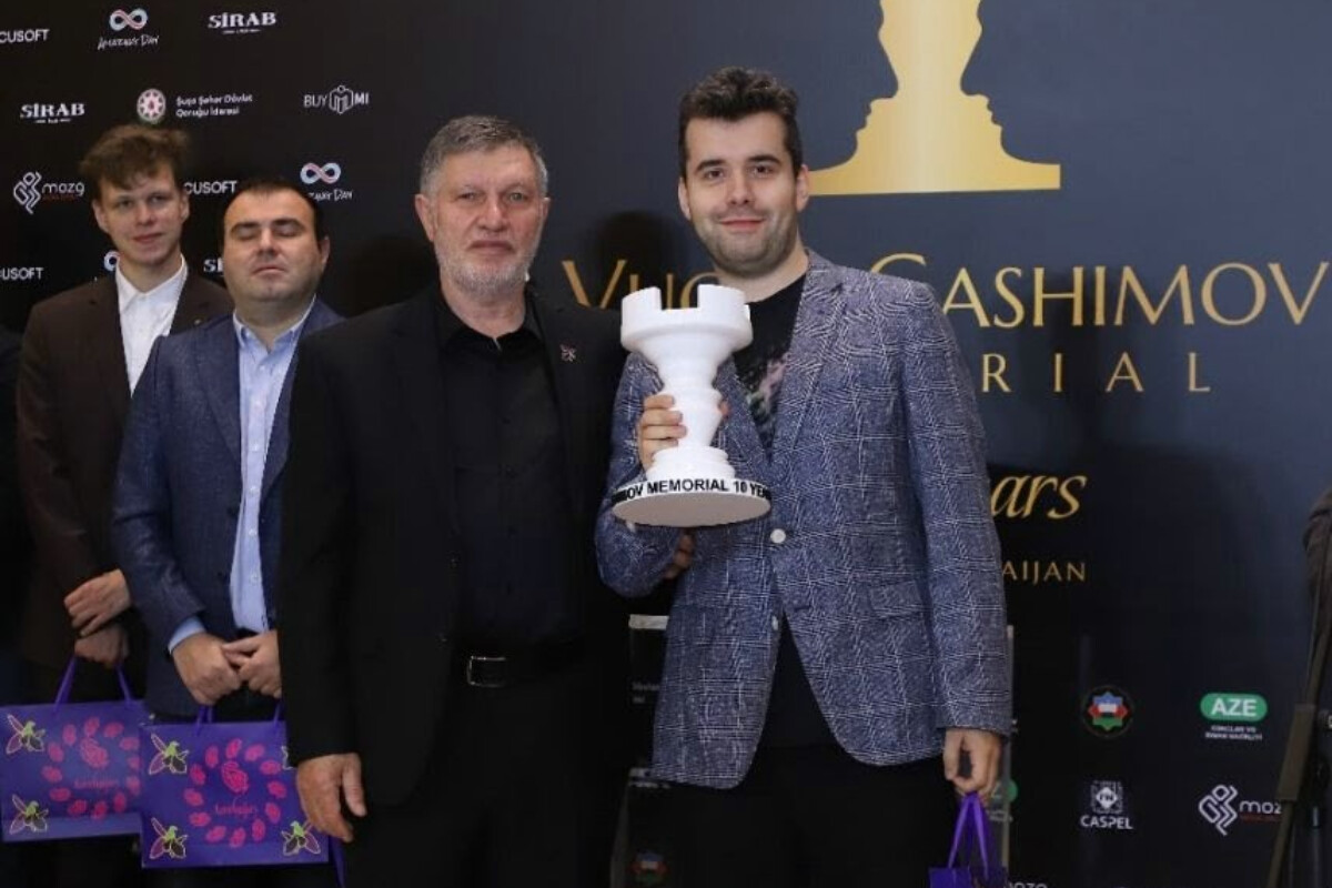 <p>Yan Nepomniyaşiy Vüqar Həşimov Memorialının qalibidir</p>