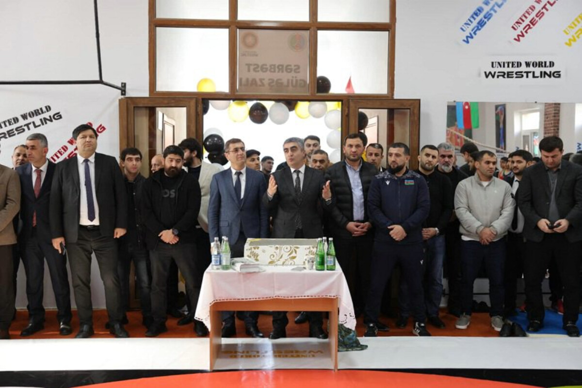 <p>Masallıda güləş zalının açılışı</p>