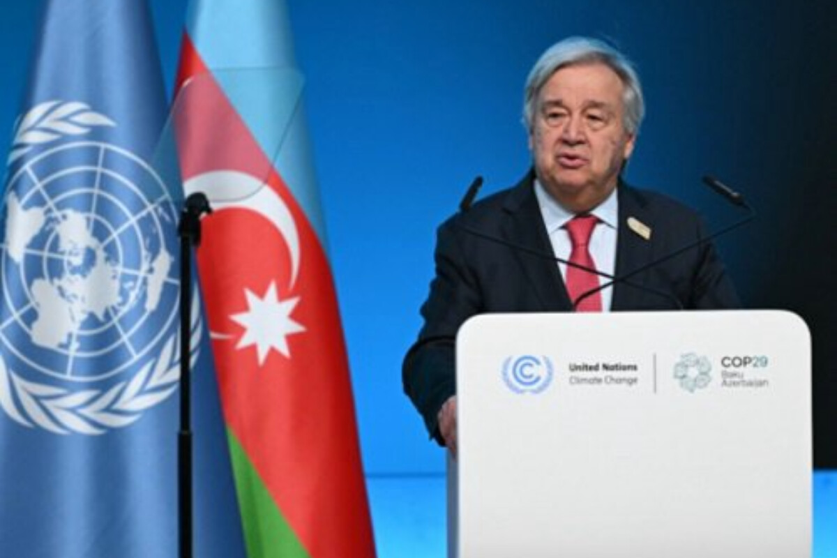 <p>Quttereş: COP29-da bütün həll olunmamış məsələlər üzrə balanslaşdırılmış tədbirlər paketini təqdim etmək lazımdır</p>