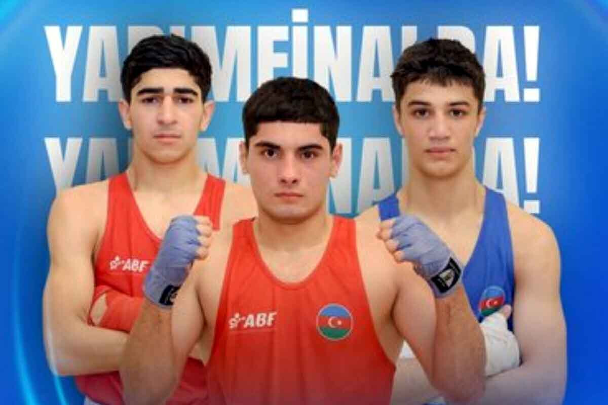 <p>Üç boksçumuz 