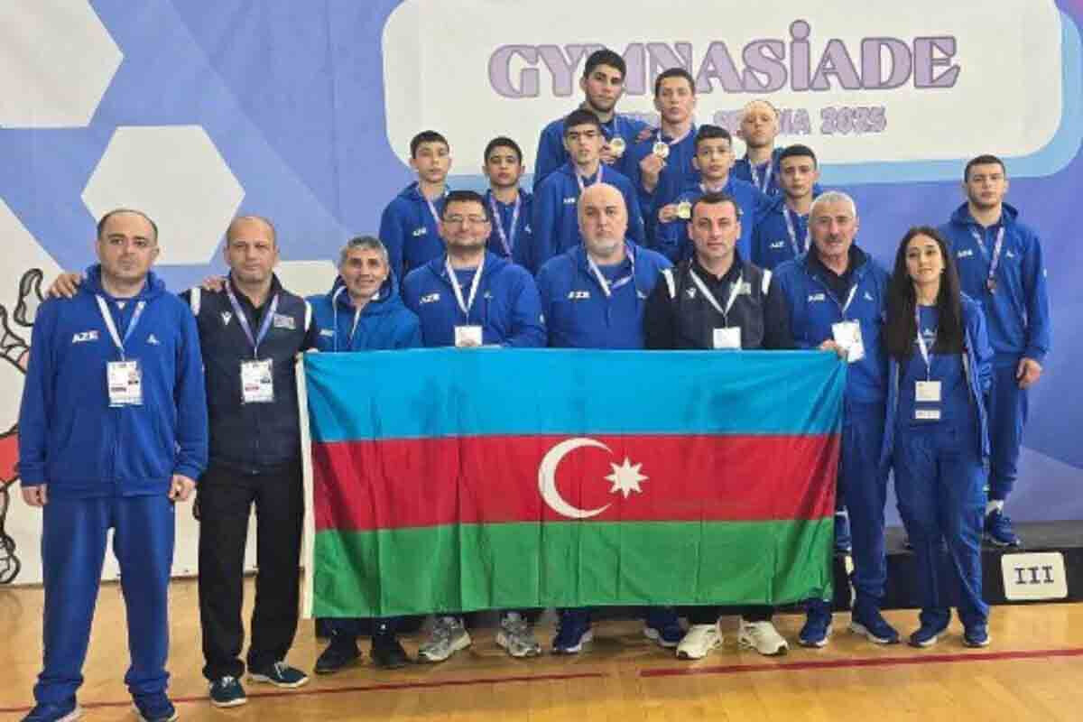 <p>U-15 güləş yığmalarımız Gimnaziyadada&nbsp;25 medal qazanıb&nbsp;</p>