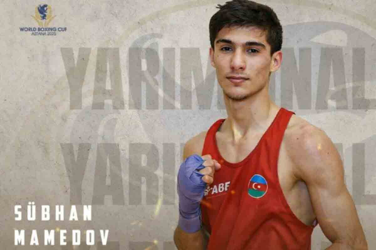 <p>Azərbaycanlı boksçu Dünya Kubokunun yarımfinalına yüksəlib</p>