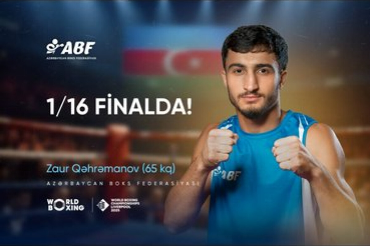 <p>Boksçumuz Zaur Qəhrəmanov mundiala qələbəylə başlayıb</p>