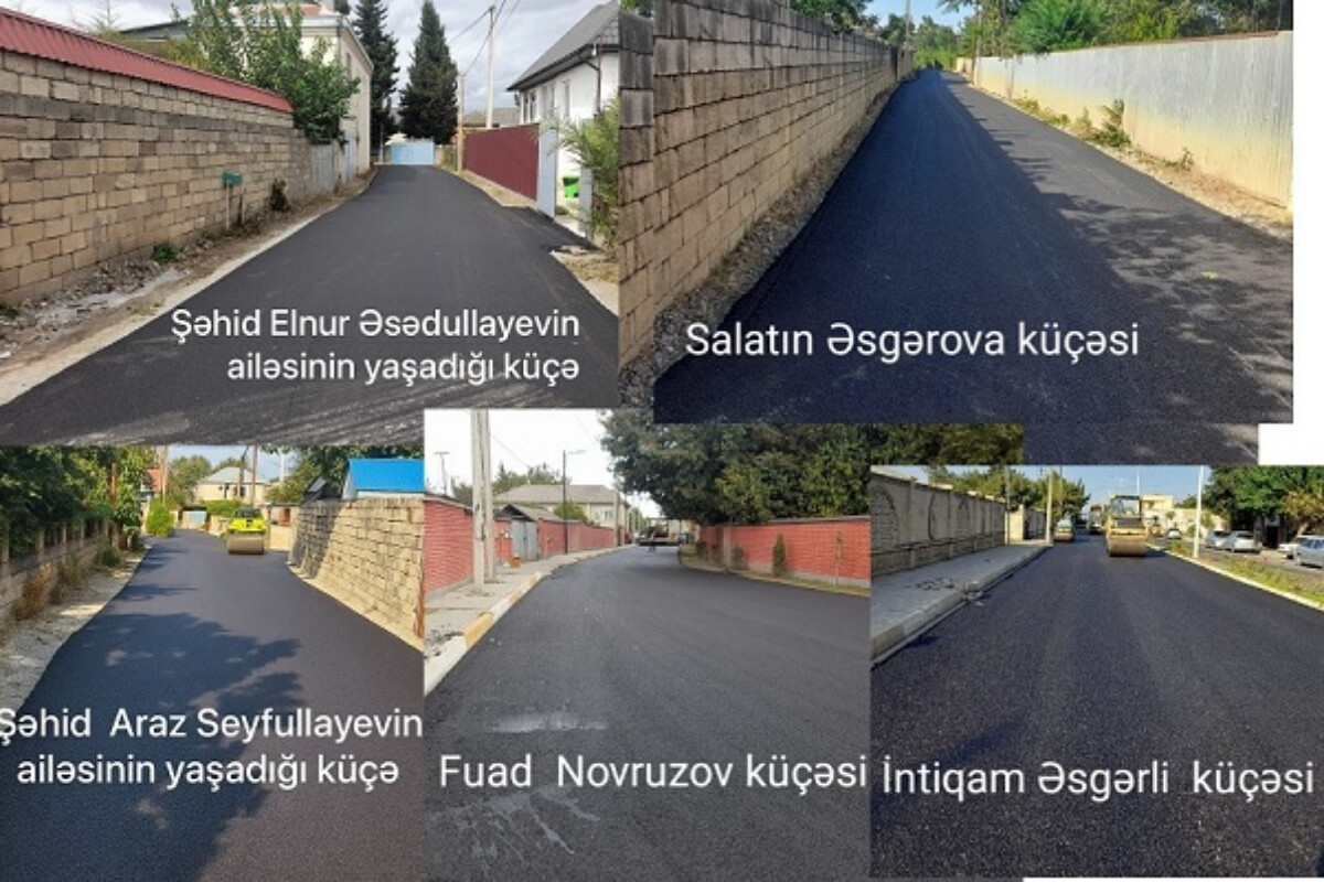 <p><strong>Masallıda küçələrin asfaltlanması davam edir&nbsp;</strong></p>