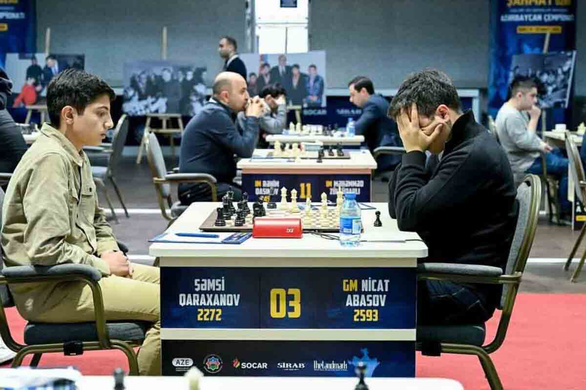 <p>Kişi şahmatçıların ölkə çempionatı davam edir&nbsp;</p>