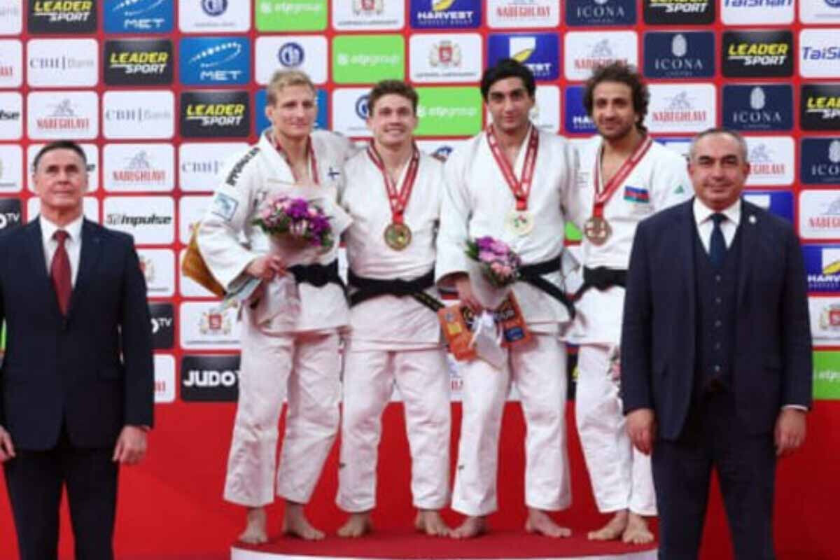 <p>Olimpiya çempionumuz Tbilisi Dəbilqəsində üçüncü yeri tutub&nbsp;</p>