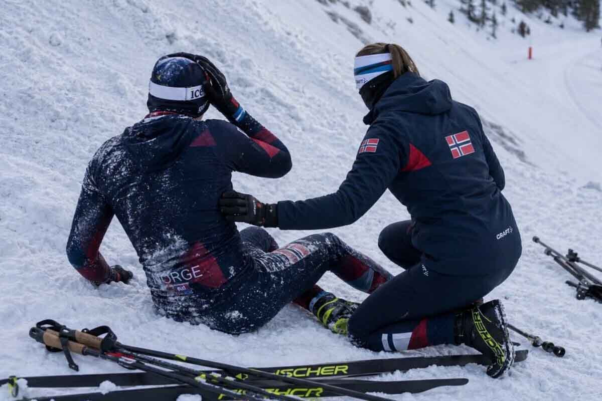 <p>Norveçli biatlonçu yıxıldıqdan sonra yaddaş itkisi keçirib</p>