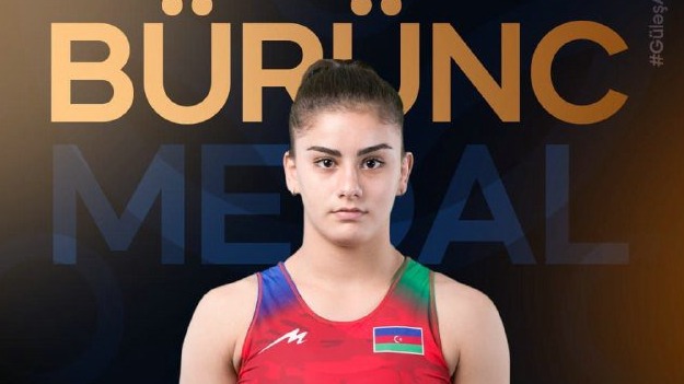 <p>Günay Qurbanova dünya üçüncüsü olub&nbsp;</p>