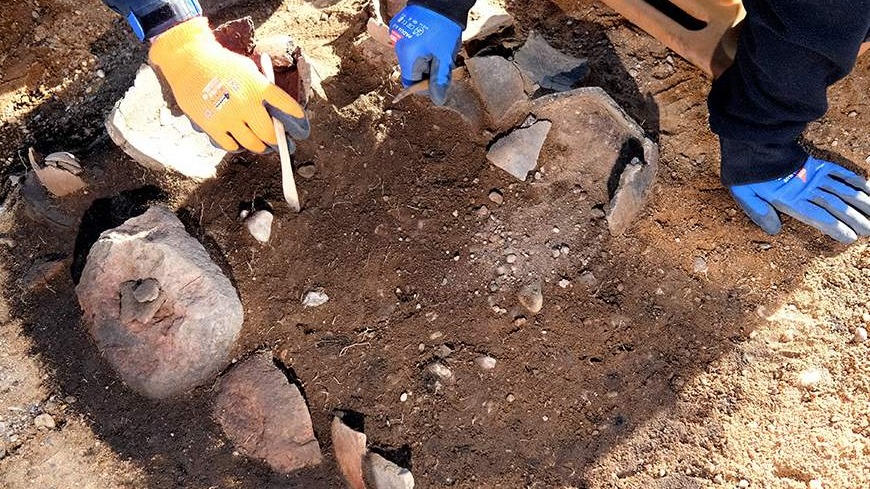 <p>8500 illik obsidian güzgüsü aşkar edildi</p>