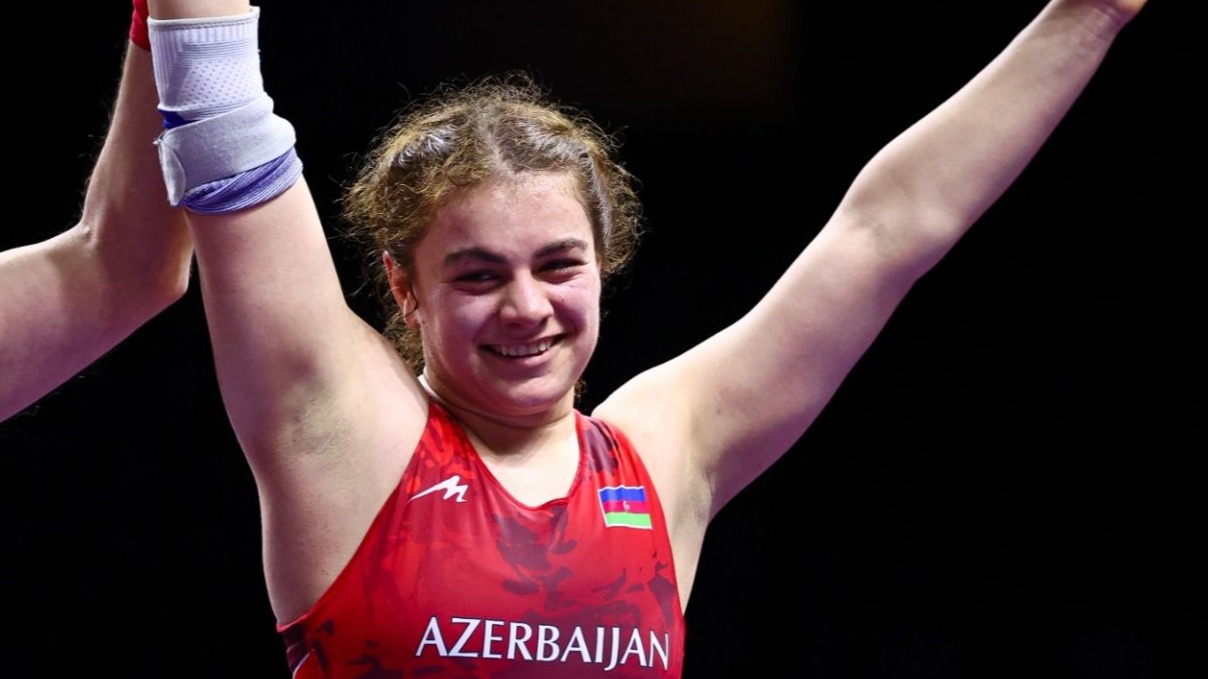 <p>Qadın güləşçimiz Zəhra Kərimzadə</p>