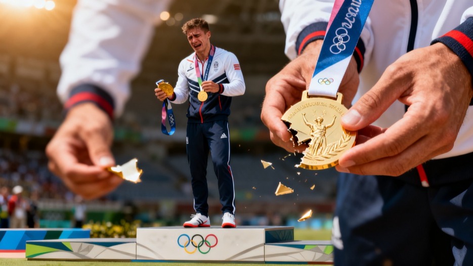 <p>Olimpiya təşkilatçıları çempionların medallarının&nbsp;niyə qırıldığını araşdırırlar</p>