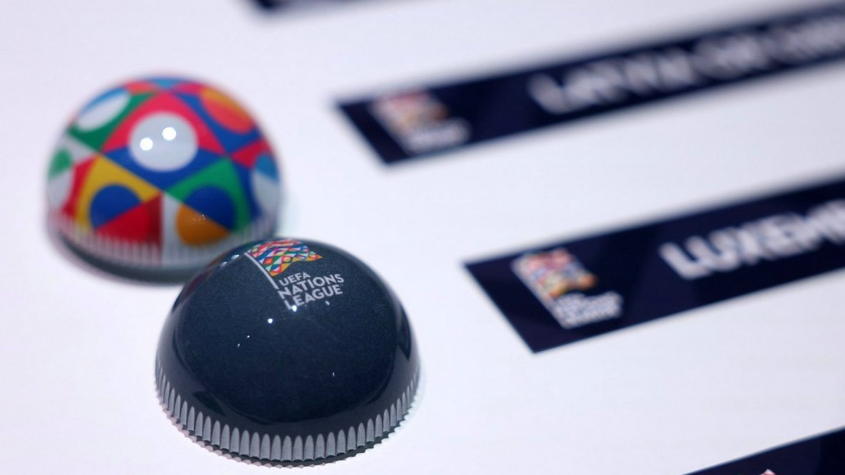 <p>UEFA Millətlər Liqasının püşkatma mərasimi Brüsseldə keçirilib</p>