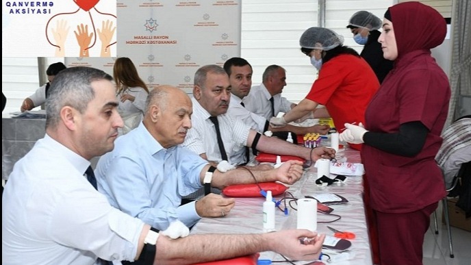 <p><strong><font dir="auto" style="vertical-align:inherit"><font dir="auto" style="vertical-align:inherit">Masallıda könüllü qanvermə aksiyası keçirilib</font></font></strong></p>