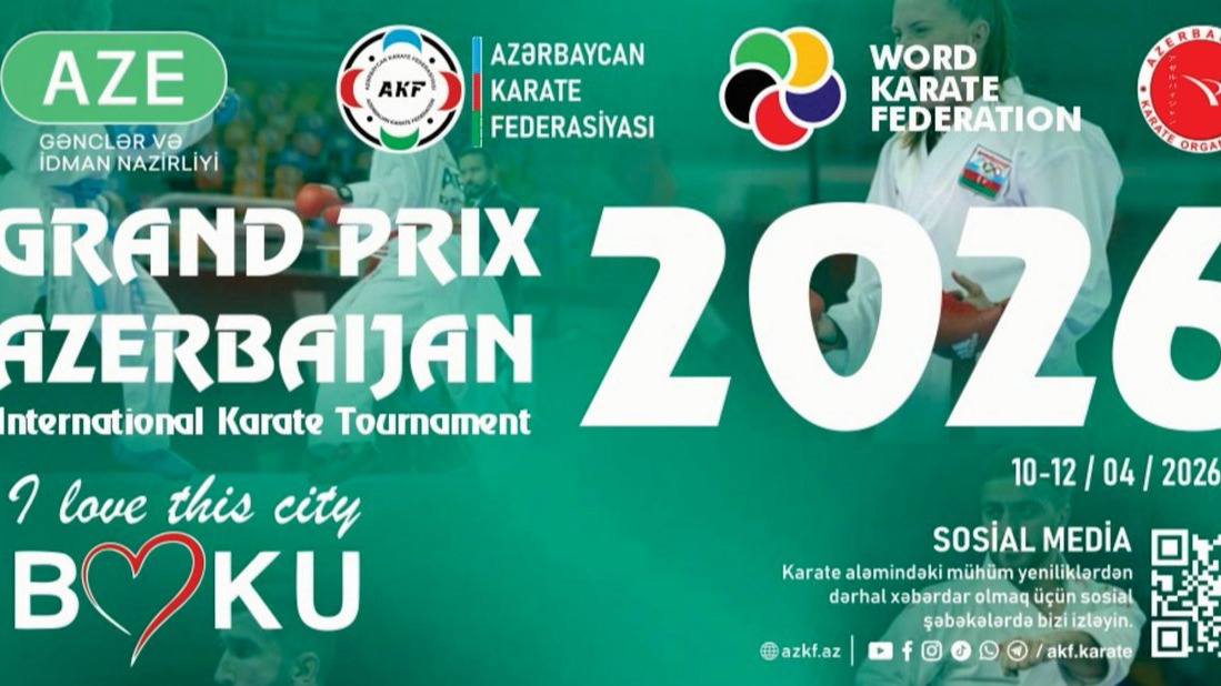 <p>Bakıda karateçilərin&nbsp;"Grand Prix-2026" turniri keçiriləcək&nbsp;</p>