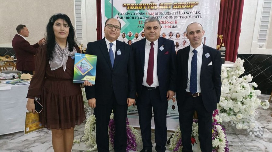 <p>Misirin Səfirliyinin Mədəniyyət attaşesi&nbsp;&nbsp;&ldquo;Təxəyyül Art Group&rdquo; un yaranmasının 2-ci ildönümündə</p>