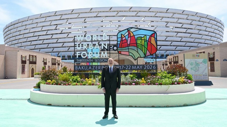 <p>İlham Əliyev Bakı Olimpiya Stadionunun&nbsp;ərazisində WUF13 ilə bağlı görülən işlərlə tanış olub</p>