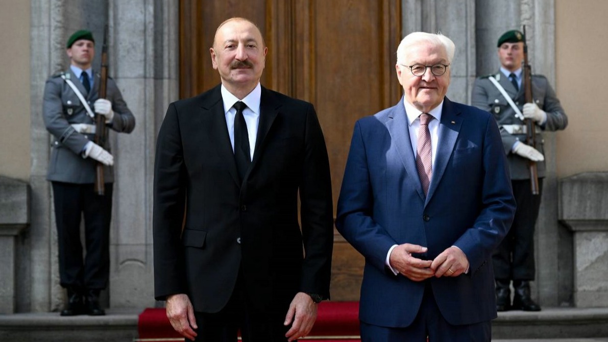 <p>Azərbaycan və Almaniya prezidentlərinin təkbətək görüşü keçirilir</p>